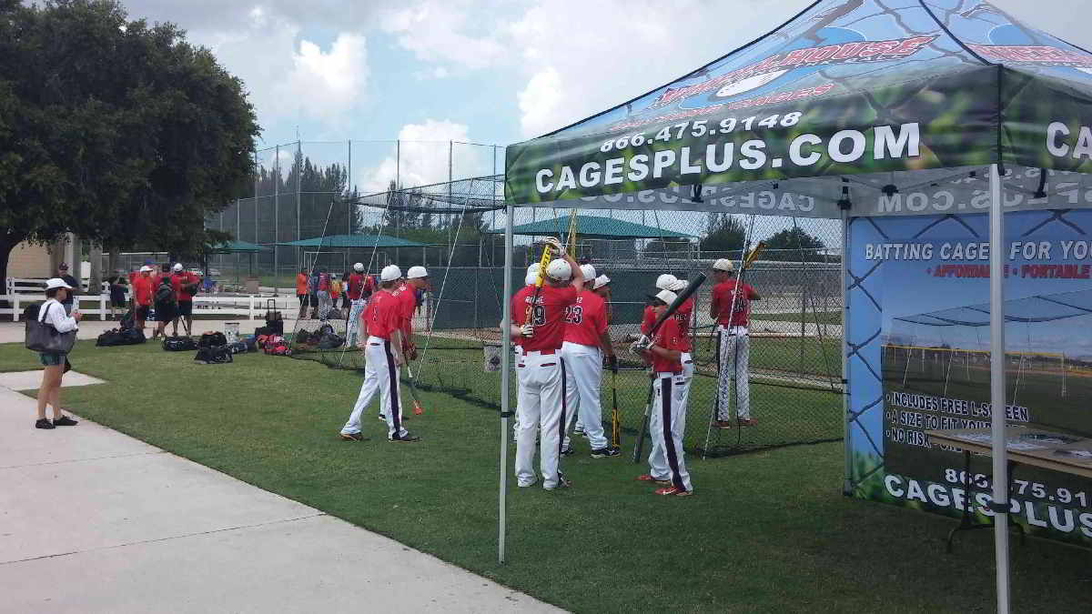 Burning Calories at the Batting Cage Cages Plus